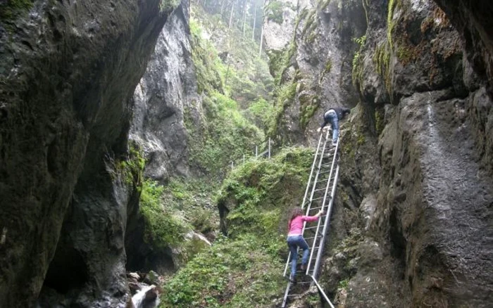 Canionul este unic în România. FOTOAdevărul