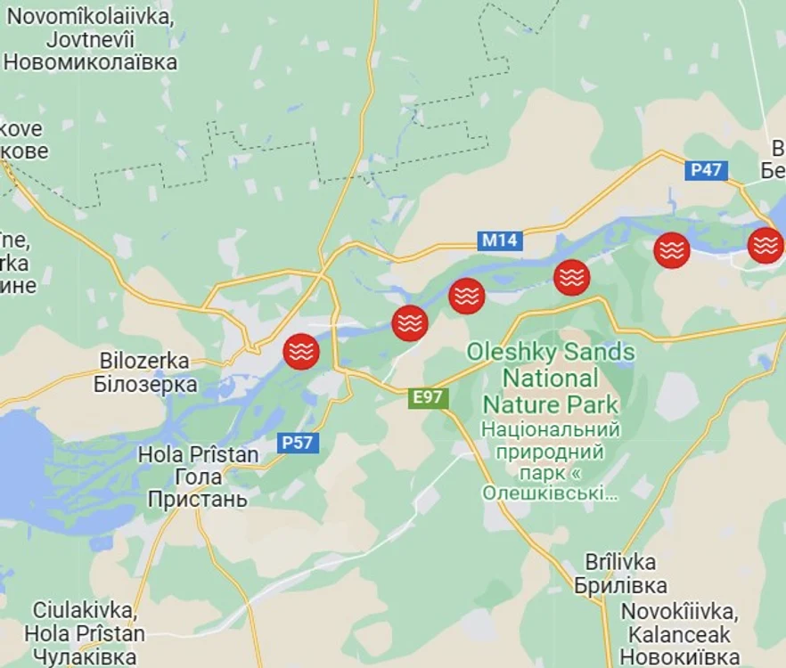 Zona expusă inundațiilor FOTO Google Maps