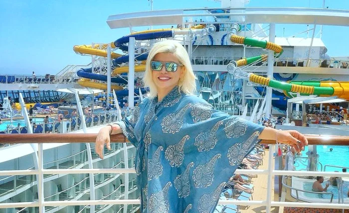 Loredana Groza s-a distrat în croazierăfoto: arhiva personală