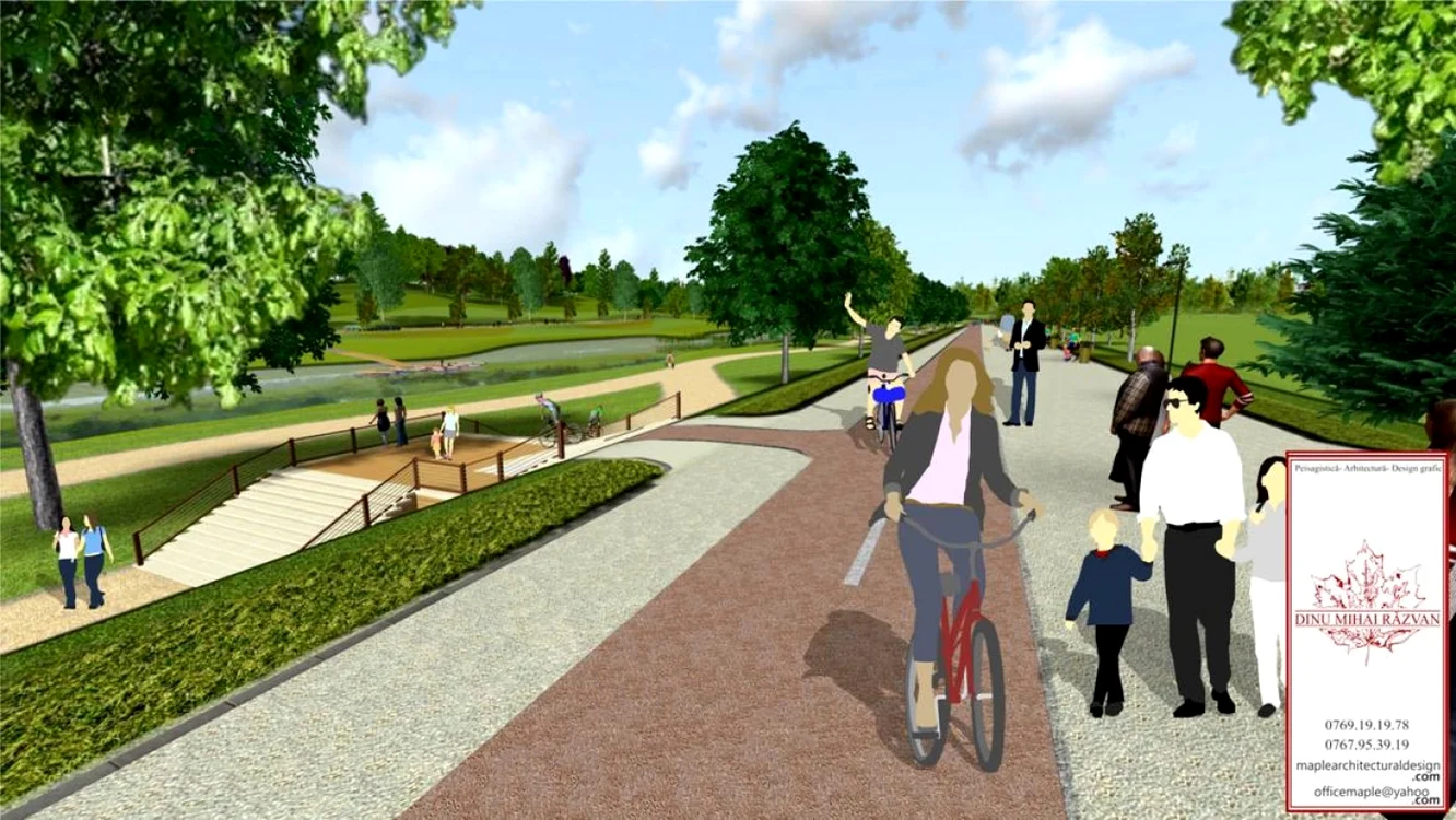Planurile edililor presupun amenajarea unei piste pentru biciclete