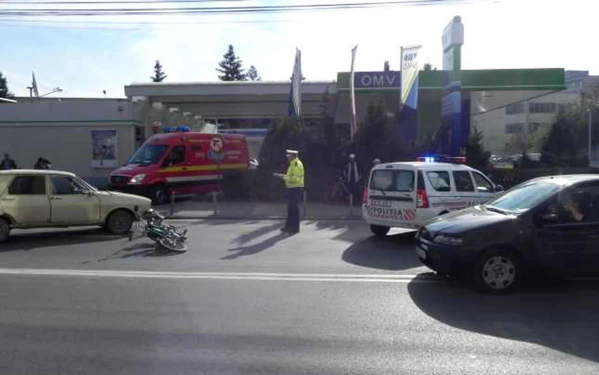 Bătrâna a fost preluată de o ambulanţă SMURD