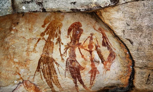 Picturi rupestre descoperite în vestul Australiei (© Wikimedia Commons)