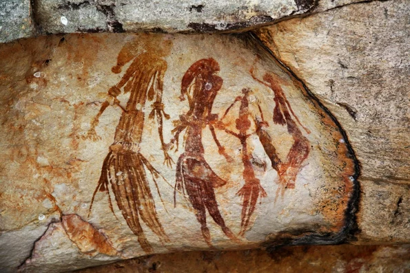 Picturi rupestre descoperite în vestul Australiei (© Wikimedia Commons)