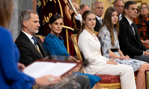 Prințesa Leonor a Spaniei la depunerea jurământului Letizia Felipe profimedia 0818333244 jpg