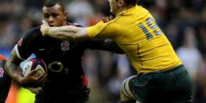 Courtney Lawes (stânga), într-un meci contra Australiei * Foto: Reuters