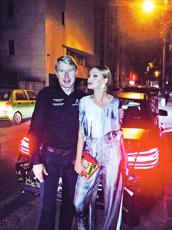 Mika Hakkinen a fost sâmbătă șofer de ocazie pentru Alexandra