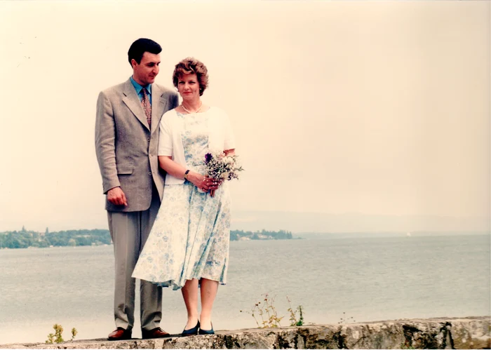 Margareta a României cu Principele Radu la nunta lor foto Facebook jpg