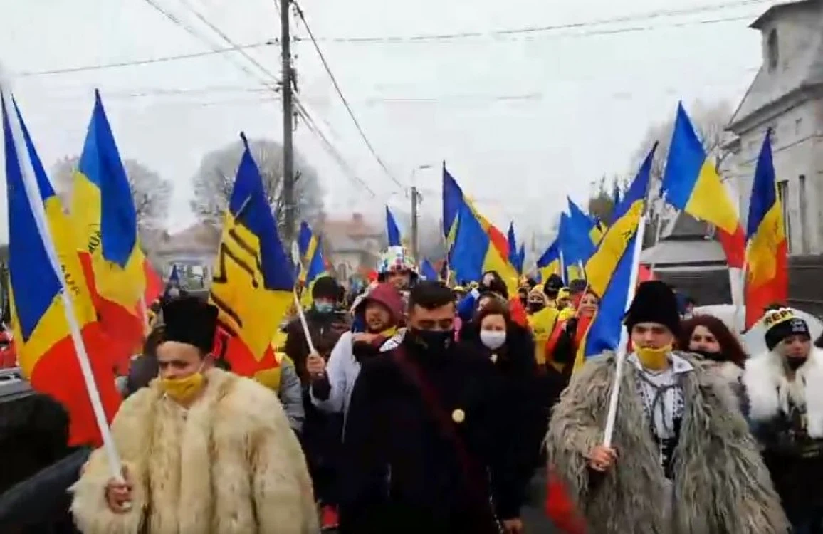 Marş AUR la Alba Iulia, în ziua de 1 Decembrie