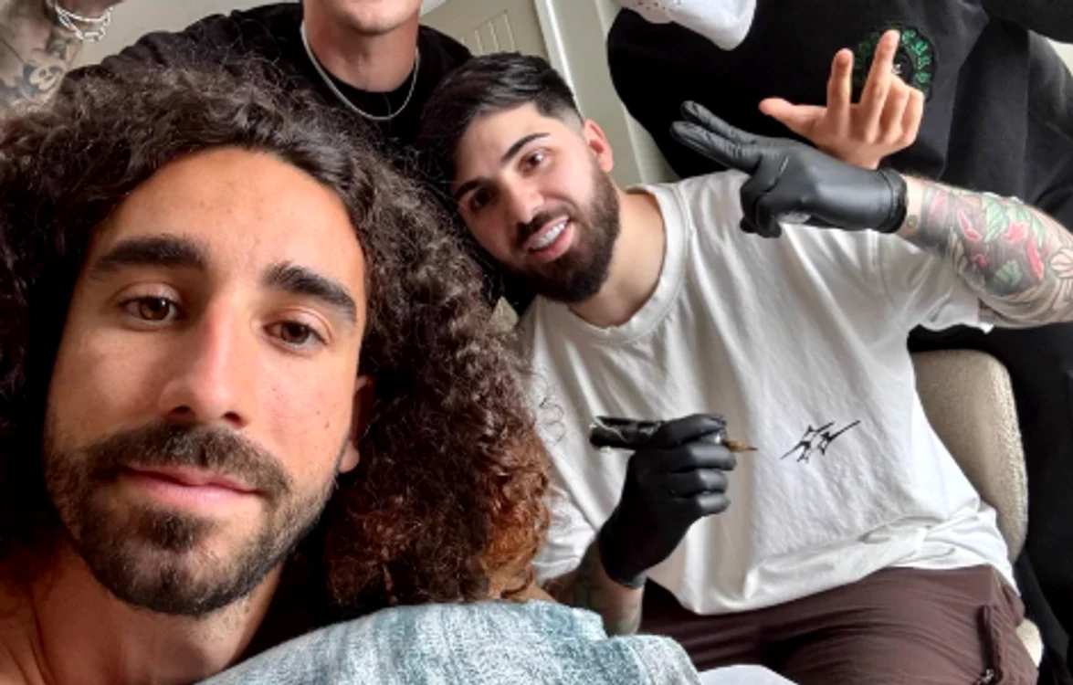 Marc Cucurella și-a tatuat capul selecționerului  Foto/Instagram