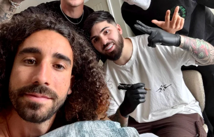Marc Cucurella și-a tatuat capul selecționerului  Foto/Instagram