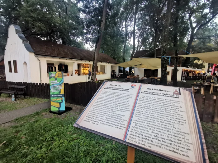 Casă tradițională în Muzeul Satului Bănățean FOTO Ștefan Both