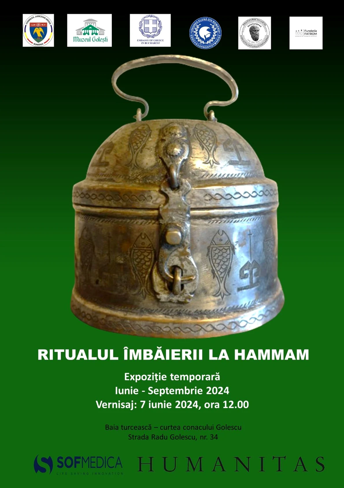 Expoziția „Ritualul îmbăierii la hammam”, la Muzeul Viticulturii și Pomiculturii Goleşti
