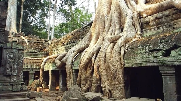 O veche statuie ce l înfăţişează pe Buddha a fost descoperită într un templu cambodgian jpeg