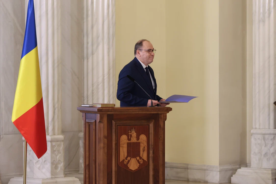 Mihai Dimian, la depunerea jurământului, pe 3 martie FOTO Inquam Photos/George Călin