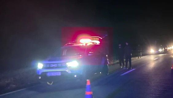 Poliția a constatat că mașina era furată. FOTO FB Poliția Română
