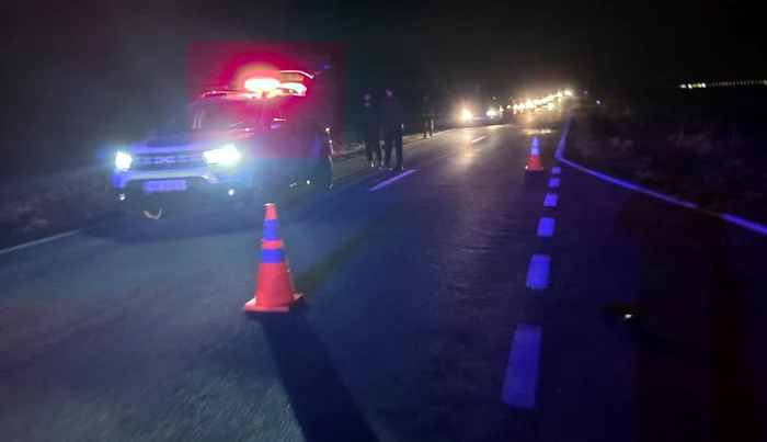 Polițisții, la locul accidentului. FOTO IPJ Dolj