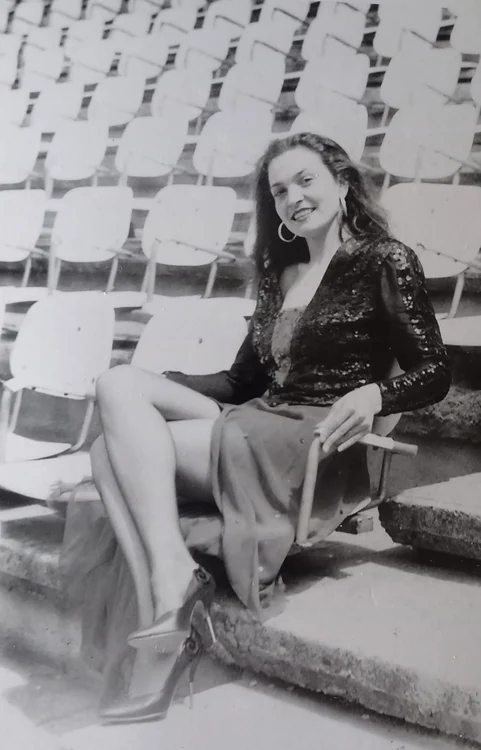 Ileana Șipoteanu la Teatrul de Vară Mamaia în 1993 Arhivă personală
