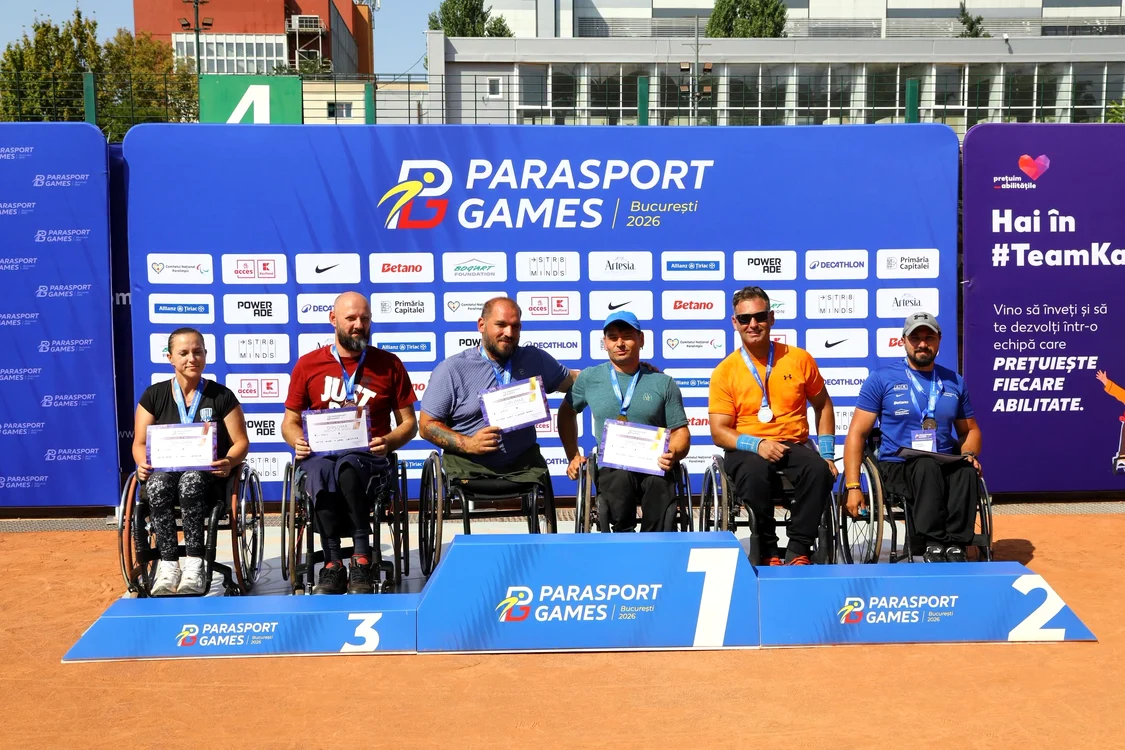 Medaliații din proba de dublu la para-tenis