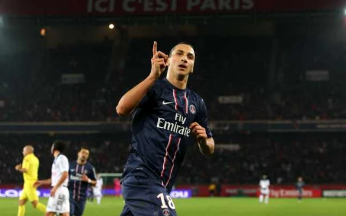 Zlatan Ibrahimovici, golgheterul lui Paris Saint-Germain FOTO Arhivă personală/Facebook