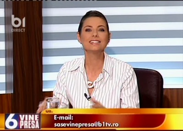 Livia Dilă a fost un dintre vedetele postului B1tv