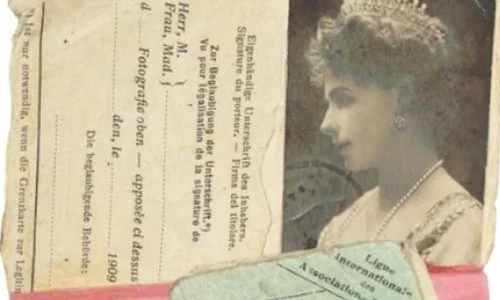 Permisul de conducere al Reginei Maria, la Licitația România Regală jpeg