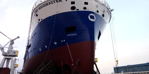 Biby WaweMaster în construcţie la Galaţi FOTO Damen Galaţi