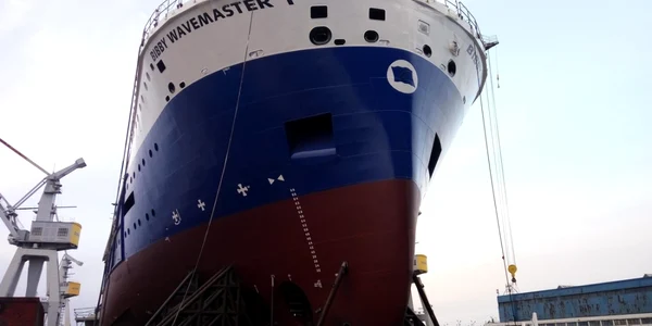 Biby WaweMaster în construcţie la Galaţi FOTO Damen Galaţi