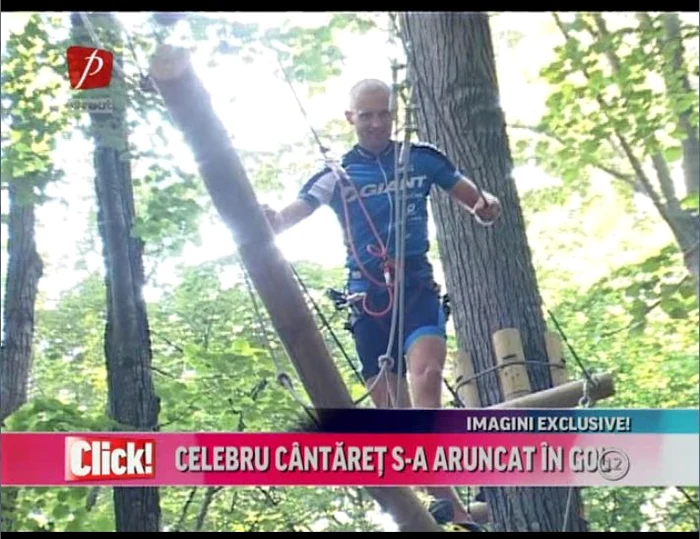 Sorin Brotnei în parcul de distracţii