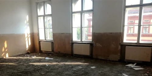 Lucrări renovare Colegiul Unirea Braşov. Foto