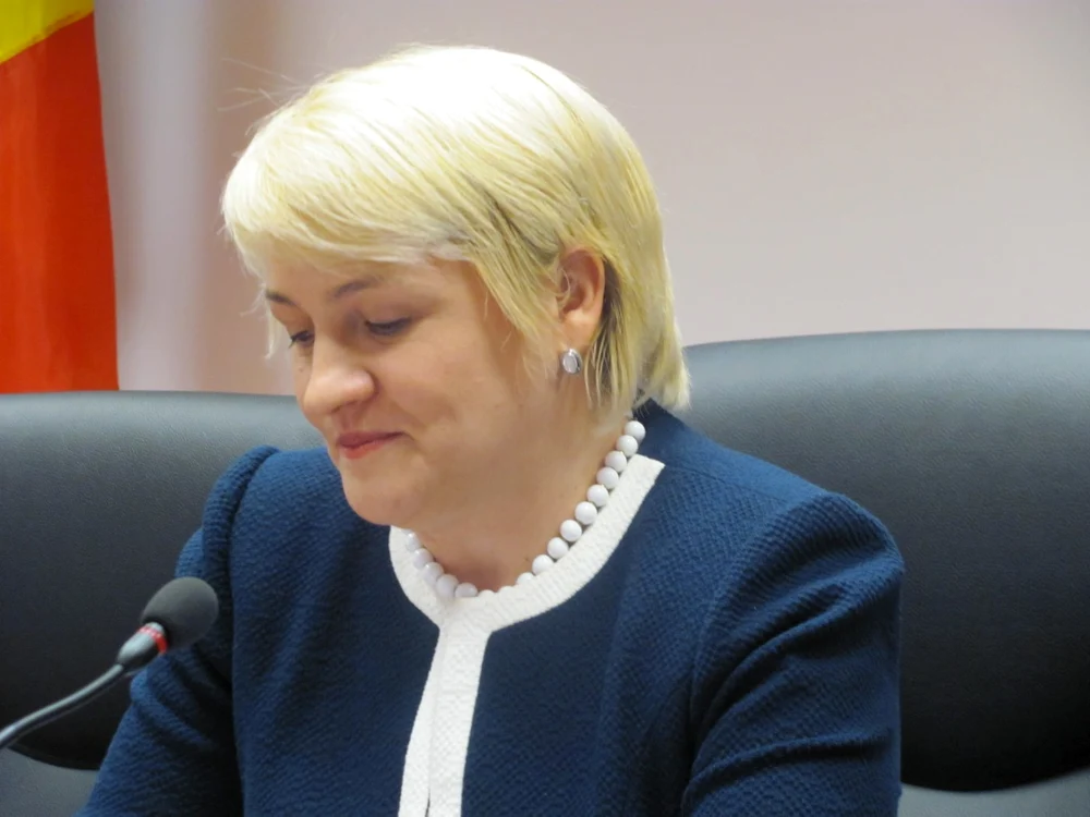 Lucia Varga, ministrul Apelor, a venit joi, 28 martie, la Cluj-Napoca FOTO: Florina Pop