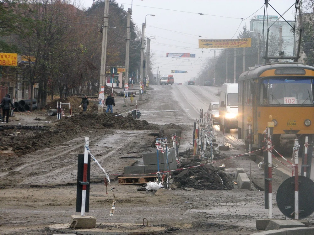 Lucrările pe Calea Naţională se vor demara mâine dimineaţă