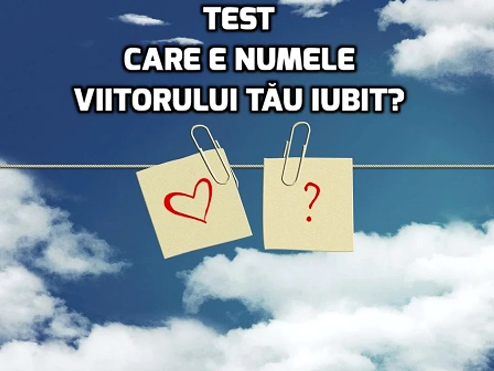 
    Test - Află care e numele viitorului tău iubitfoto: playbuzz.com  