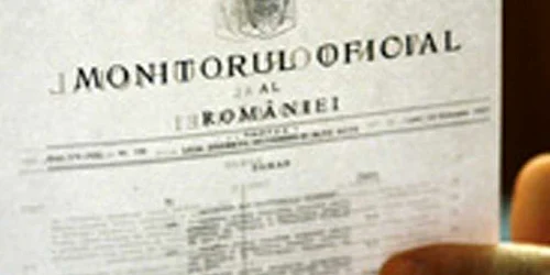 Monitorul Oficial a fost trecut în subordinea Guvernului.