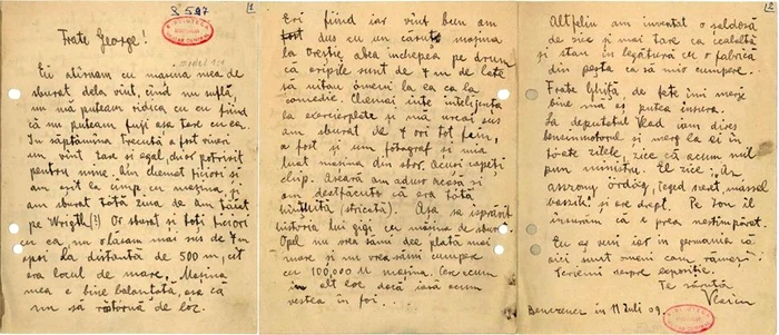 Aurel Vlaicu scrisoare 1 jpg jpeg