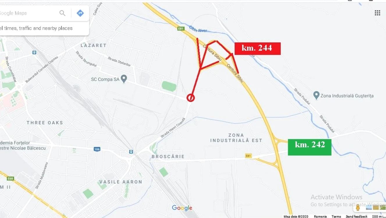 Restricţii auto pe A1 în contextul intrării municipiului Sibiu în carantină Foto Adevărul