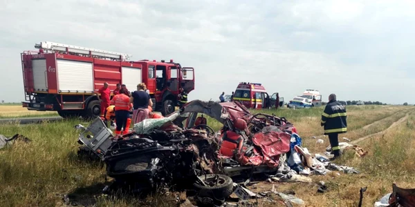 accident rutier DE 584 FOTO ISU Braila