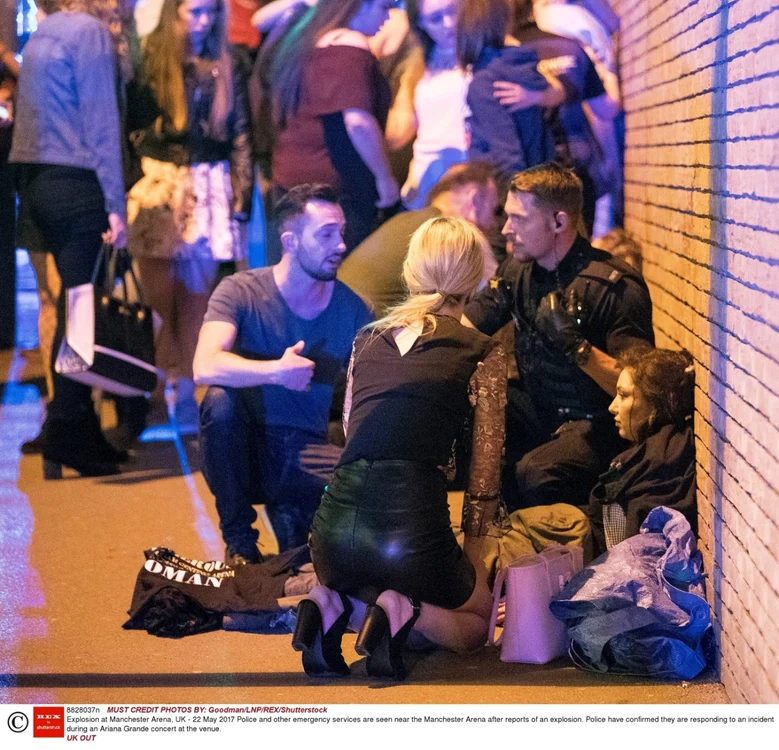 Atac terorist pe Manchester Arena FOTO Gulliver / Rex