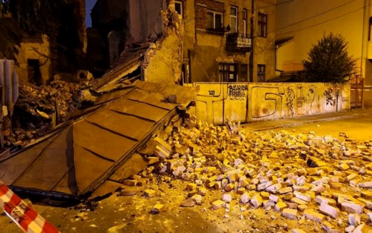 Clădirea s-a prăbușit fără a fi cutremur