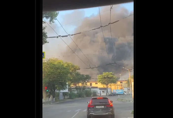 Atac ucrainean în Novorossiisk FOTO captură X Defense of Ukraine