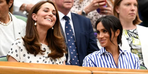 meghan markle si kate middleton la wimbledon 2018 foto getty images