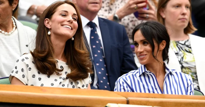 Kate Middleton şi Meghan Markle FOTO Guliver/Getty Images