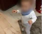 Imagini cu bebeluşul internat la Vâlcea cu laringită şi transferat apoi în Capitală unde a fost diagnosticat cu moarte cerebrală de gradul 3 Foto captura video