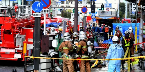 27 de persoane au murit într-un incendiu izbucnit la o clinică din Japonia FOTO TWITTER via News.ro