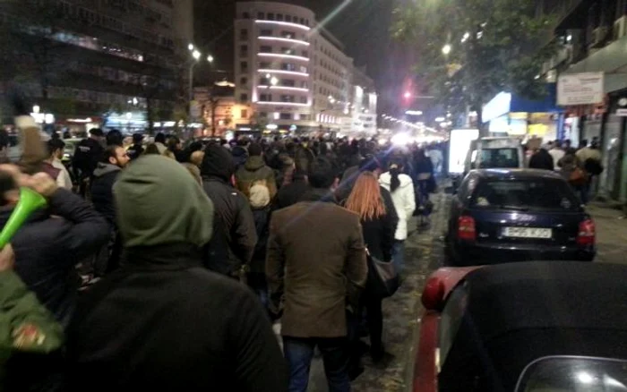 La Timişoara au ieşit aproximativ 4.000 de oameni în stradăFoto Adevarul