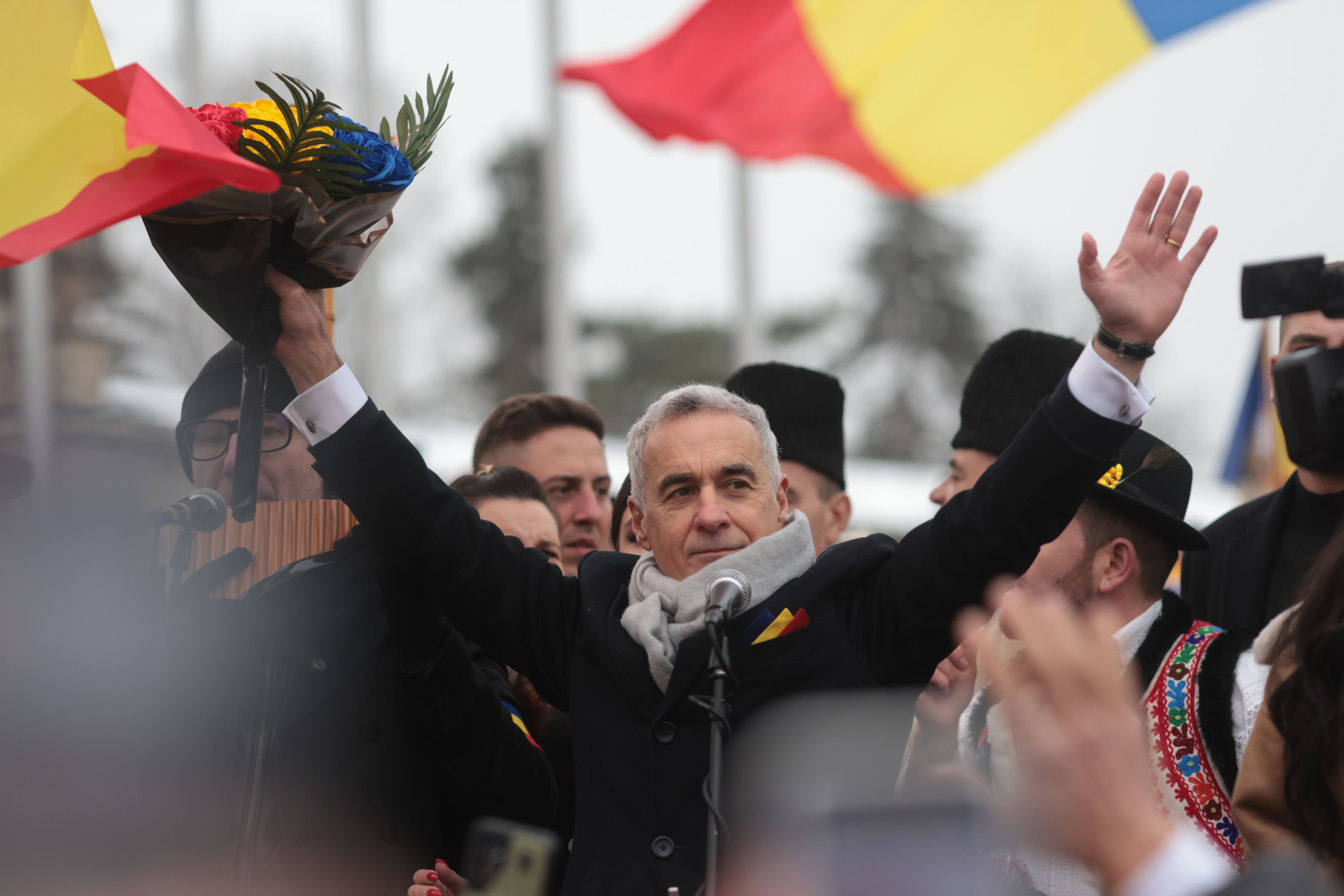 Călin Georgescu la Ziua Unirii Principatelor FOTO Inquam Photos / George Călin 2026 01 24 7296 jpg