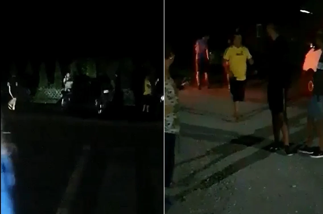 Conflict pe un teren de sport din Slătioara - Vâlcea finalizat cu mai multe reclamaţii şi o amendă Foto colaj capturi video