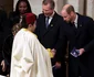 Regele Moulay al Marocului cu Prințul William și Marele Duce Henri al Luxemburgului la ceremonia de redeschidere a Catedralei Notre-Dame. FOTO: Getty Images