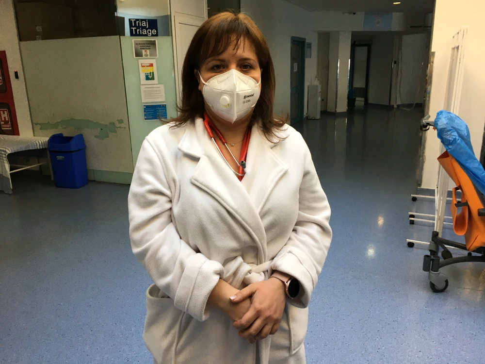 Dr. Anca Rusciugă, coordonatorul centrului de testare de la Spitalul Universitar