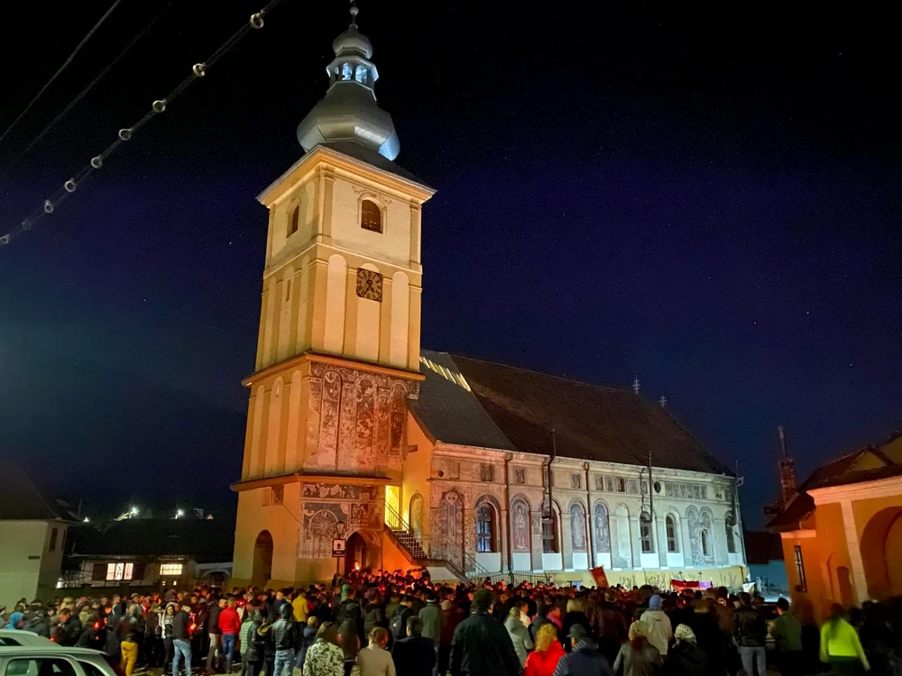 Biserica seculară Sfânta Paraschiva din Rășinari Sibiu Foto La pas prin Rășinari
