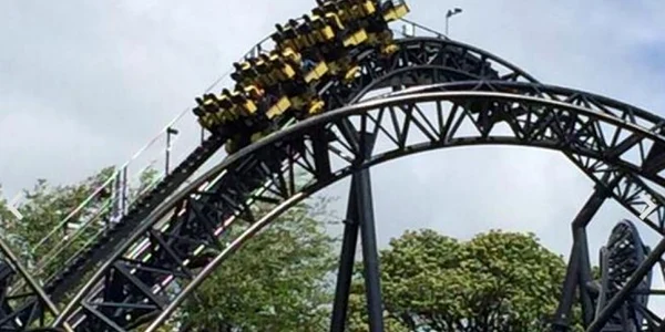 Accident Roller coaster in Marea Britanie FOTO Sky News